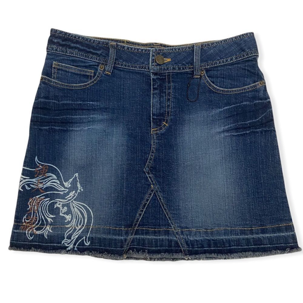 Disney Pirates Of The Caribbean Denim Skirt